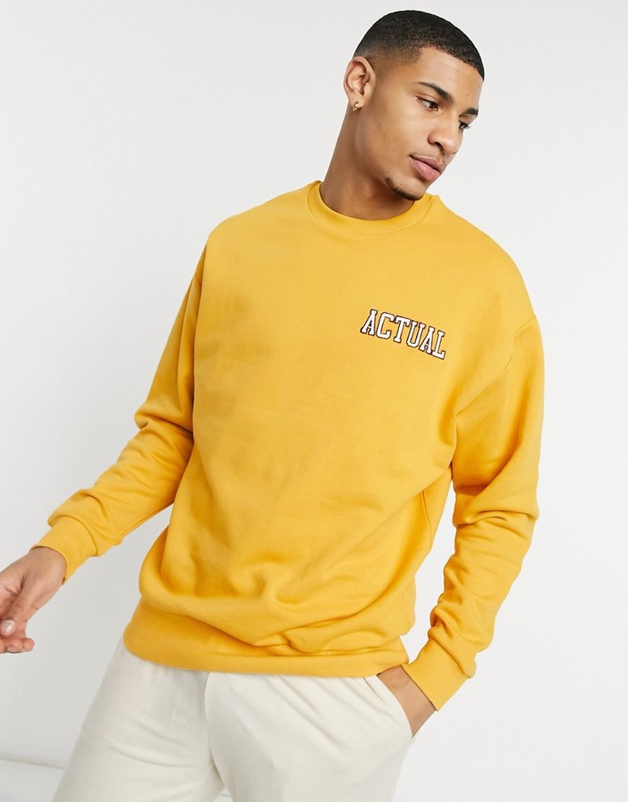 mustard sweatshirt