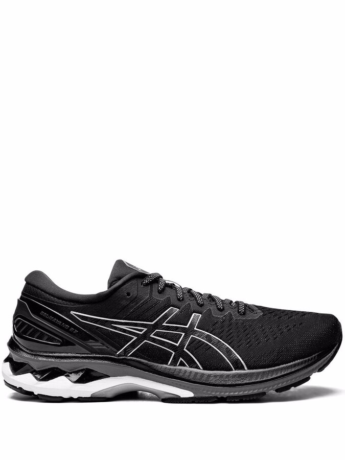 black asics sneakers