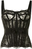 Thumbnail for your product : ZUHAIR MURAD Lace Bustier Top
