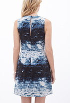 Thumbnail for your product : Forever 21 Contemporary Pleated Abstract Print Dress