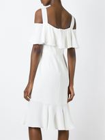 Thumbnail for your product : Alexander McQueen frilled open shoulder dress