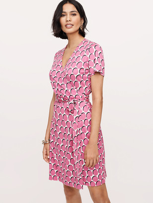 Diane von Furstenberg New Julian Two Silk-Jersey Short-Sleeve Wrap Dress