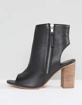 Thumbnail for your product : ASOS Earnest Wide Fit Leather High Ankle Boots