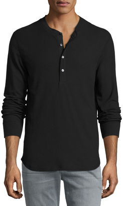7 For All Mankind Thermal Henley T-Shirt