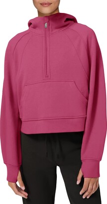 12 Pieces Ladies Full Zip Fleece Lined Hoody Sweatshirt Rasberry 12/cs (2X-3x)  - Womens Sweaters & Cardigan - at 
