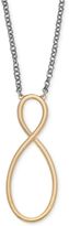 Thumbnail for your product : T Tahari Two-Tone Figure Eight Pendant Necklace