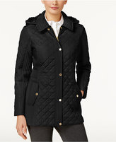 Thumbnail for your product : Jones New York Hooded Quilted Coat
