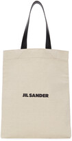 Thumbnail for your product : Jil Sander SSENSE Exclusive Off-White Medium Flat Shopper Tote