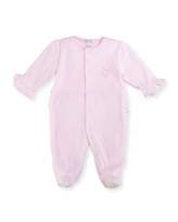 Thumbnail for your product : Kissy Kissy Rockabye Buggy Velour Footie Pajamas, Size Newborn-9M