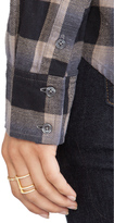 Thumbnail for your product : BB Dakota Collective Daisy Plaid Flannel Shirt