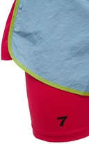 Thumbnail for your product : 7 DAYS ACTIVE Althea Layered Nylon Shorts