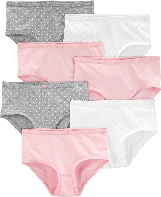 Carter's Girls' Little 7-Pack Underwear