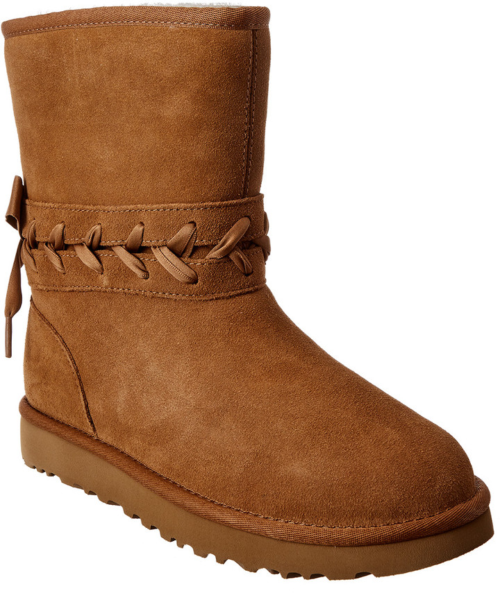 short ugg boots with laces