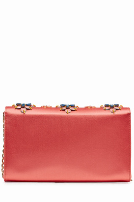 Emilio Pucci Embellished Satin Shoulder Bag