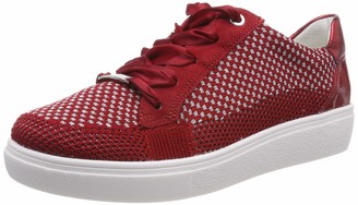 ara Women's New York 1214582 Low-Top Sneakers Red (Rot-Silber Rot/Rosso 09)  5 UK - ShopStyle Trainers & Athletic Shoes