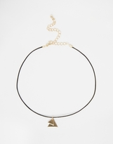 Thumbnail for your product : ASOS COLLECTION Triangle Choker Necklace