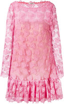 Miu Miu - mini-robe en dentelle - women - Soie/coton/Polyester - 36