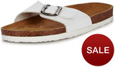 Thumbnail for your product : Shoebox Shoe Box Khloe Footbed Flat Buckle Front Sandals