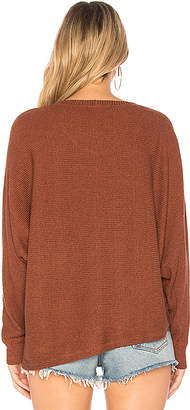 Monrow Asymmetric Dolman Sweater