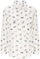 Thumbnail for your product : Equipment White Silk Horse Signature Shirt