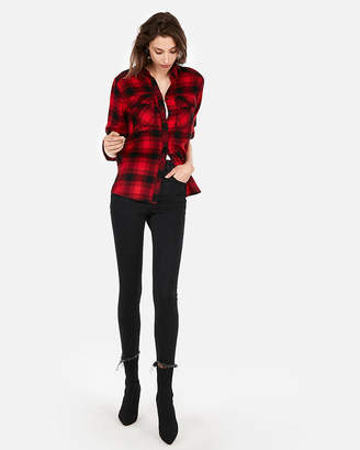 express plaid shirt