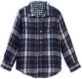 Thumbnail for your product : Tailor Vintage Long Sleeve Indigo Reversible Double Face Shirt (Toddler & Little Boys)