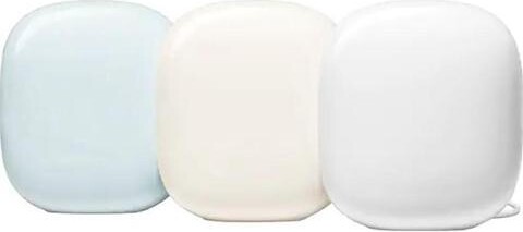 Google Nest GA03904 Wifi Pro 6e AX5400 Mesh Router - 3 Pack - Multi-Color