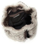 Thumbnail for your product : Elizabeth and James Cynnie Fur Sling Backpack