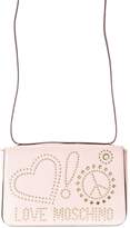 Thumbnail for your product : Love Moschino Pink Eco Leather Studded Shoulder Bag