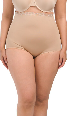 TJMAXX Plus Size High Waist Scuba Shaping Briefs For Women - ShopStyle