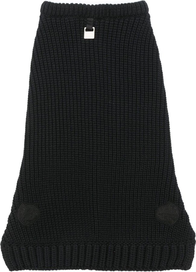 Moncler X Poldo Dog Couture Black Knitted Sweater
