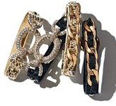 Thumbnail for your product : Tasha Chain Link & Leather Bracelet