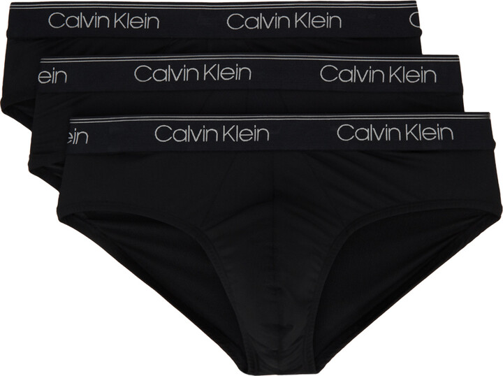 Calvin Klein Underwear Men's Black Briefs