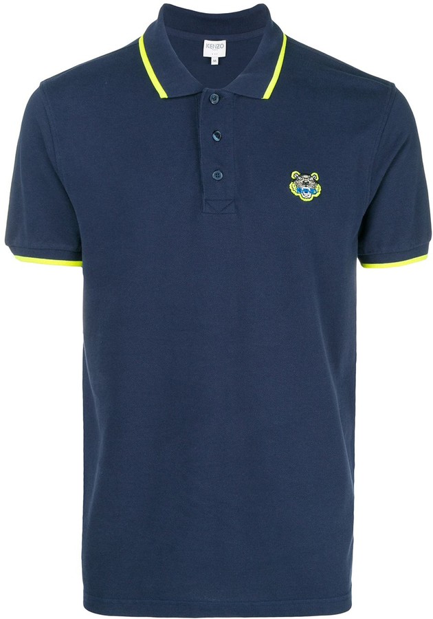 Kenzo Tiger Logo Polo Shirt - ShopStyle