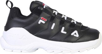 Fila Logo Embroidered Lace-Up Sneakers