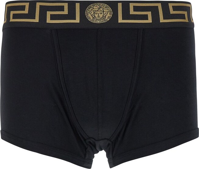 Versace Greca Border Stretched Boxer Briefs