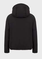 Thumbnail for your product : Emporio Armani Nylon Stretch Down Jacket With Hood