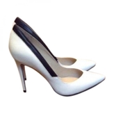 Thumbnail for your product : Elie Tahari White Leather Heels