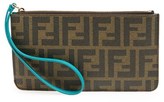 Thumbnail for your product : Fendi Zucca Wristlet Pouch