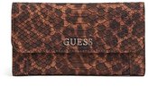 Thumbnail for your product : GUESS Delaney Leopard-Print Slim Clutch