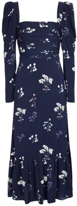 Self-Portrait Bluebell lace midi dress - ShopStyle