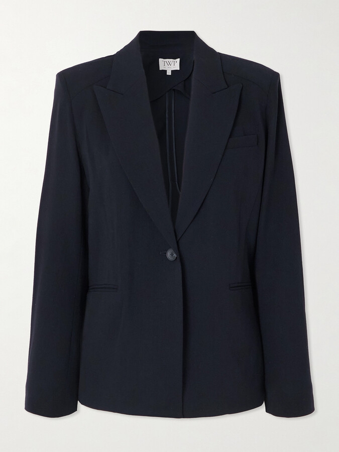 TWP - Boy Wool-crepe Blazer - Blue