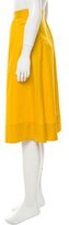 Thumbnail for your product : Comptoir des Cotonniers Paneled Knee-Length Skirt
