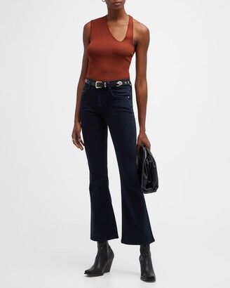 Citizens of Humanity Emmanuelle Low-Rise Cropped Bootcut Jeans