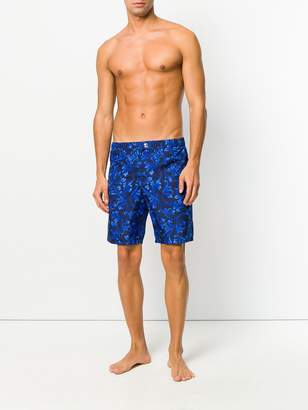 Versace brocade print swim shorts