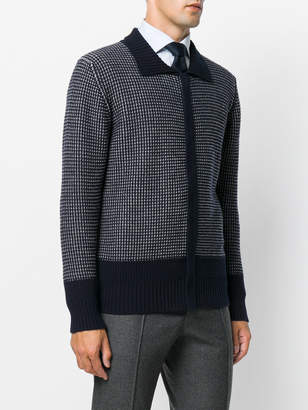 Brioni concealed front fastening cardigan