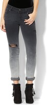 Thumbnail for your product : New York and Company Destroyed Boyfriend Jeans - Black Ombré Wash