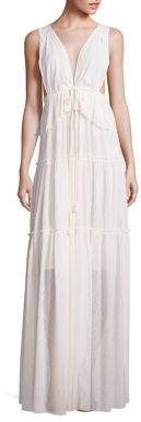 See by Chloe Sleeveless Pleated Gown