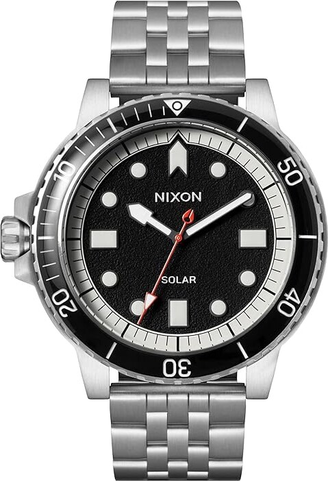 Nixon Stinger 44 Men's Watches Silver/Black/White, Stainless Steel/Steel