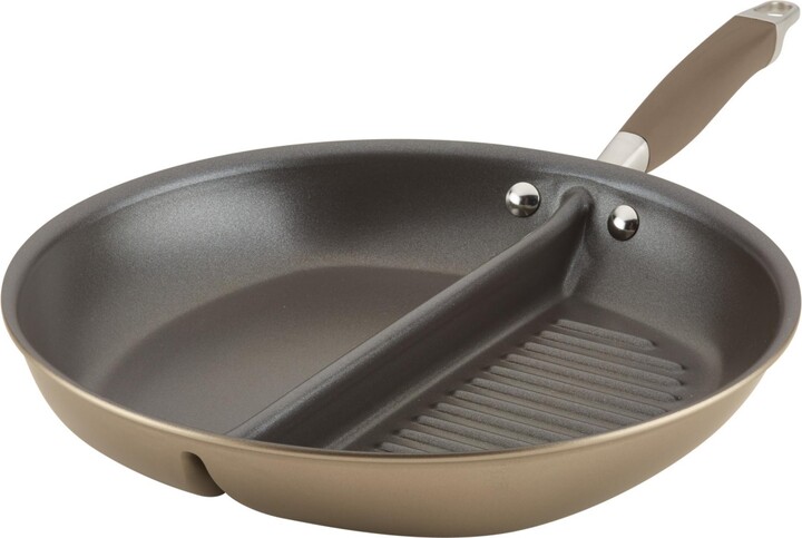 Anolon Advanced Home Hard-Anodized 12.5 Nonstick Divided Grill and Griddle  Skillet - ShopStyle